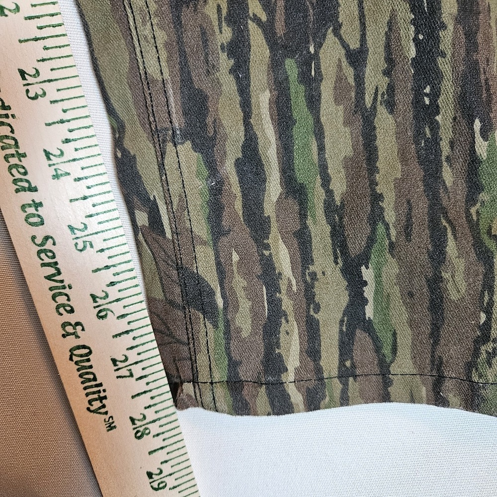 RainFair Realtree Camo Hunting Pants M Bib Style Lined Zipper Legs Suspenders - Picture 5 of 9
